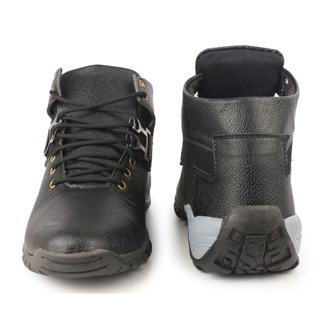 Monex New Latest Black Shoes For Mens