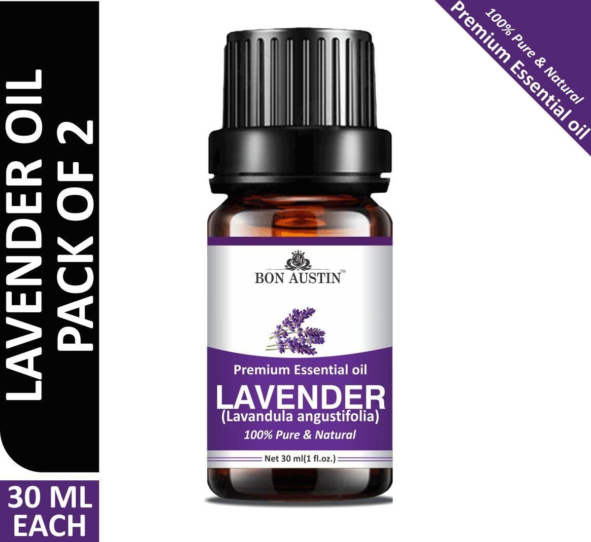Bon Austin 100% Pure & Natural Lavender Essential Oil (Pack Of 2)