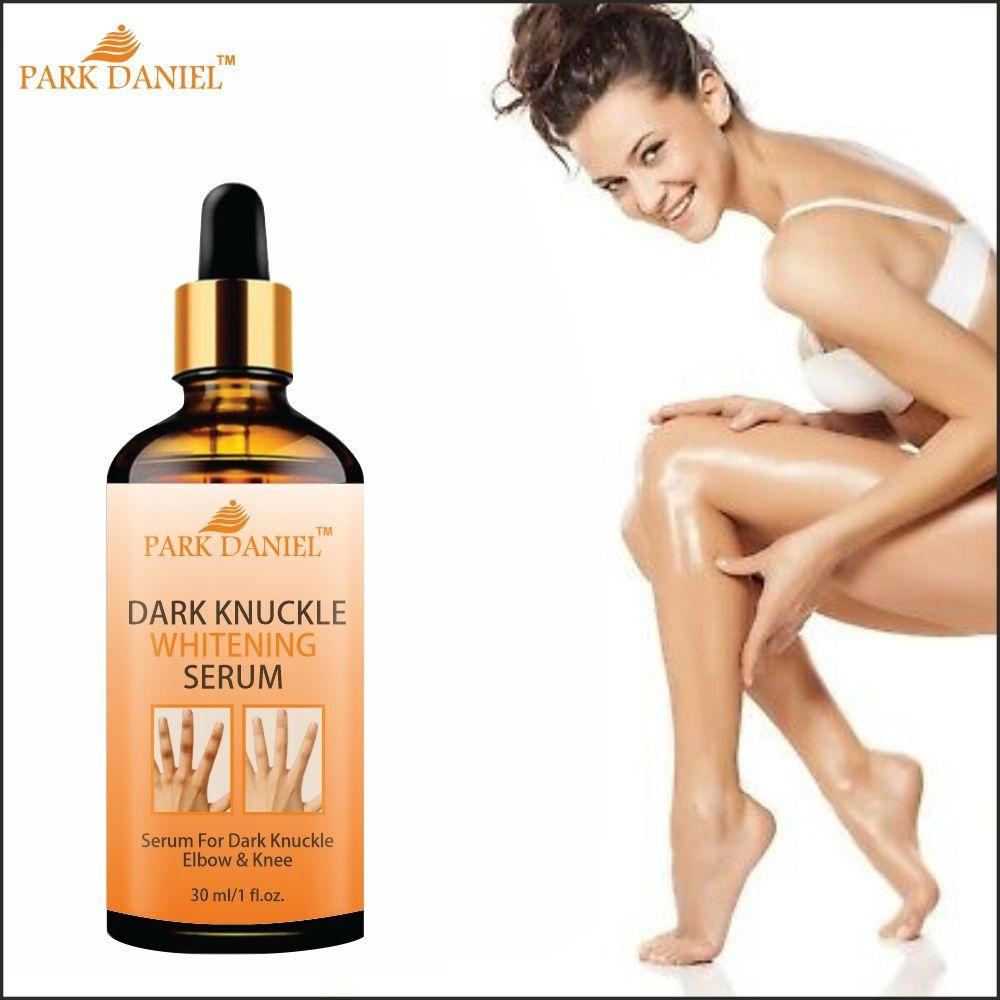 Park Daniel Skin Whitening Serum For Removaing Dark Knuckles From Hand, Elbows and Knees Pack of 4 of 30 ML(120 ML)