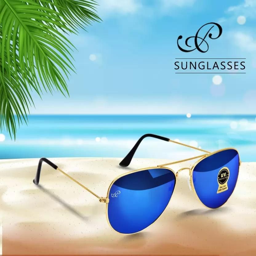 UV Protection Aviator Sunglasses