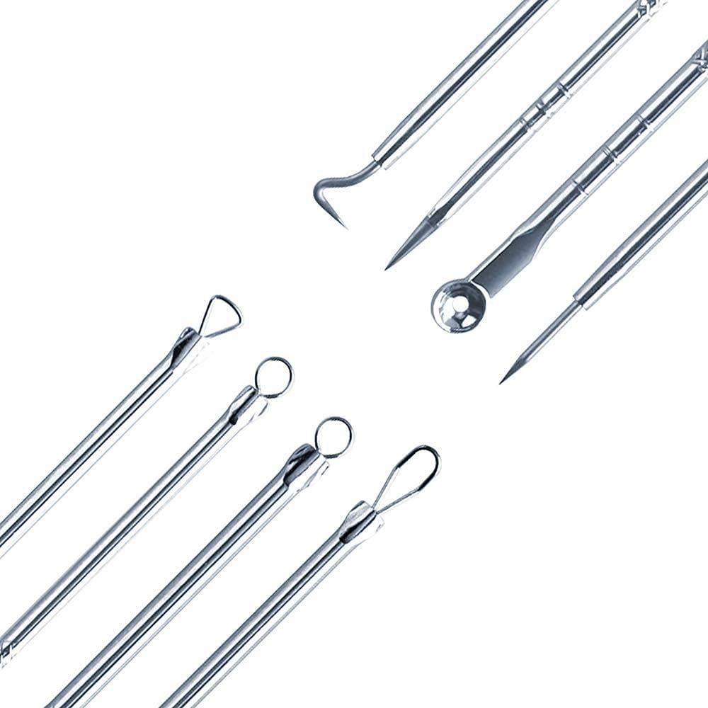 Stainless Steel Blackhead Remover Extractor Tool Set of 4
