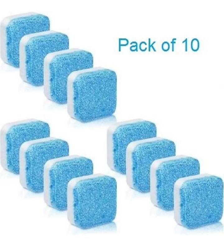 Washing Machine Cleaner-Washing Machine Cleaner Effervescent Tablet Washer Cleaners(Pack of 10)