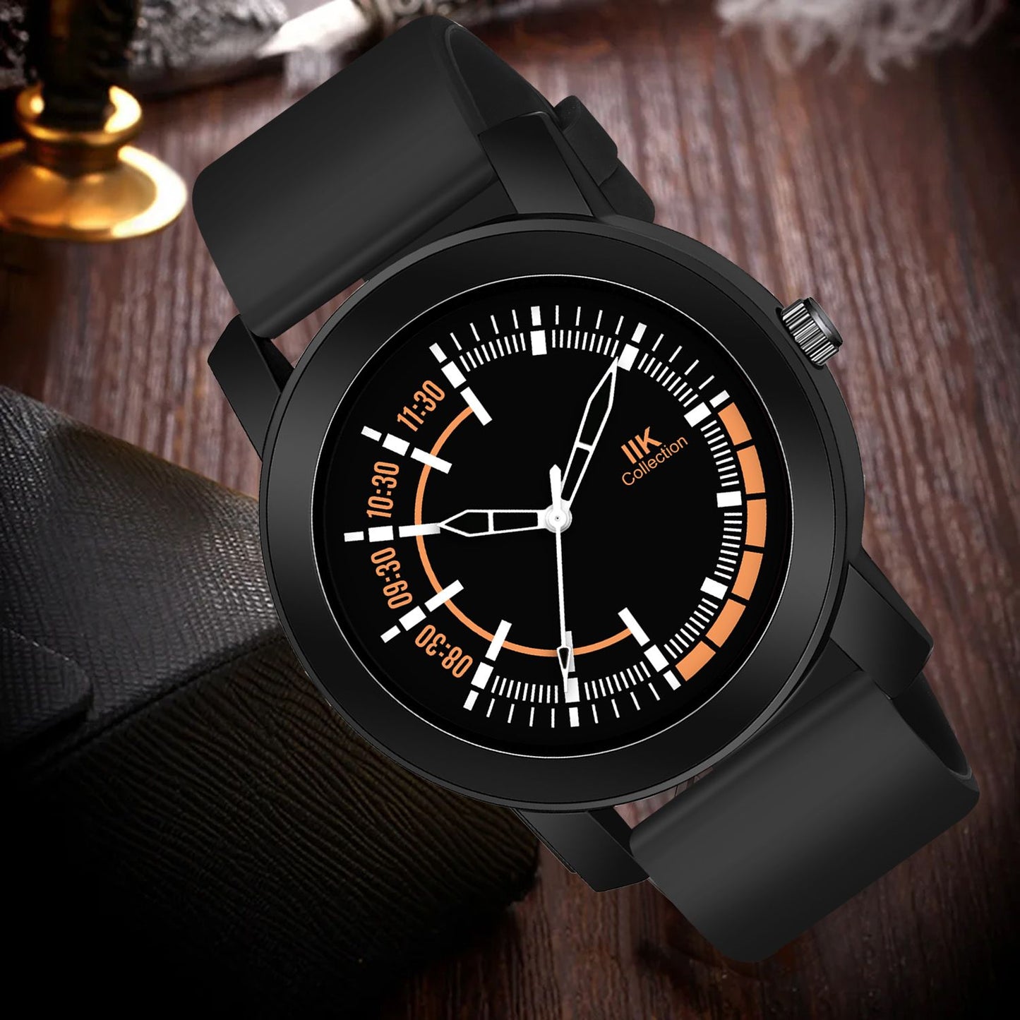 Round Numerical Dial Analogue Men Watch