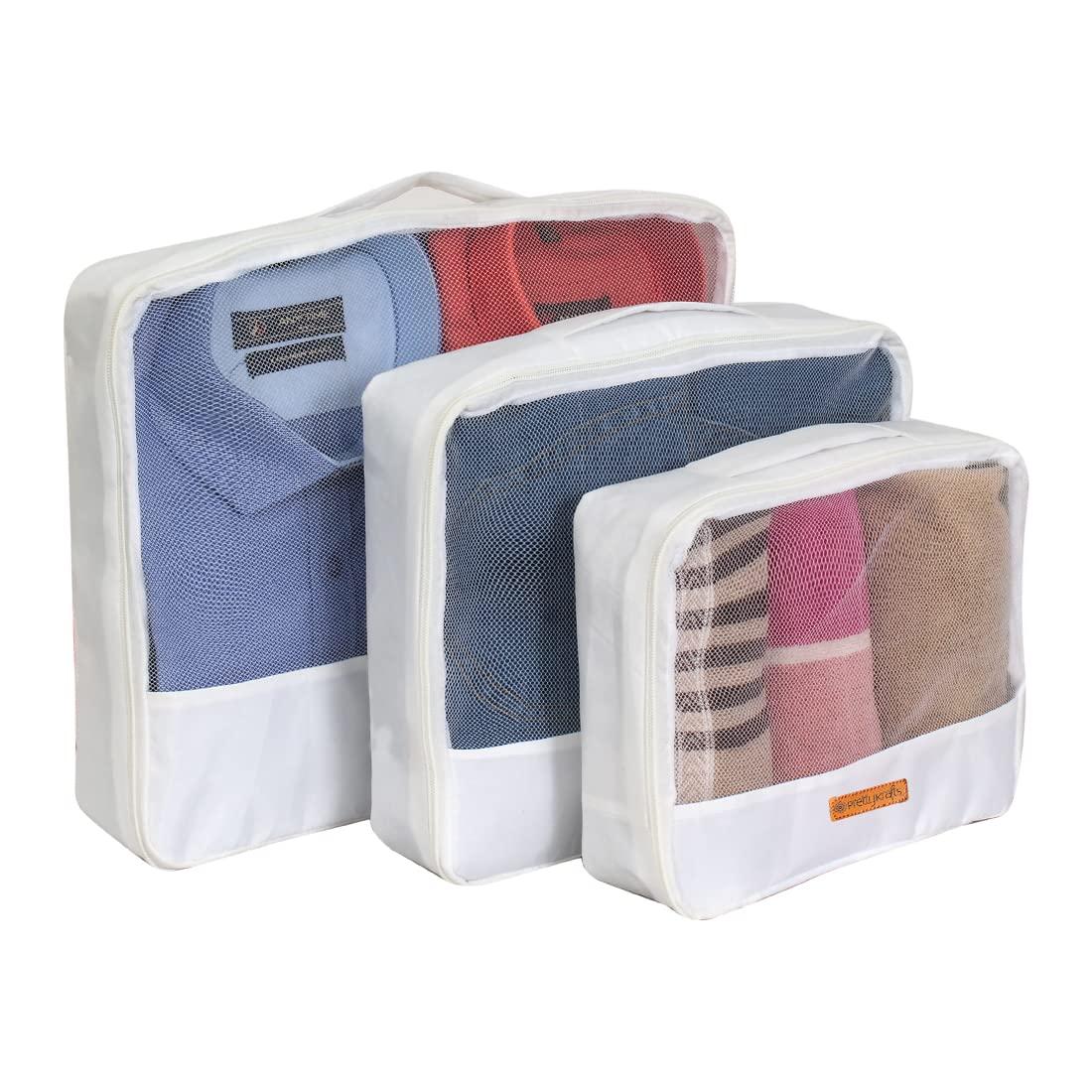 Packing Cubes Travel Accessories Covers Pouch Bag Suitcase Set of 3