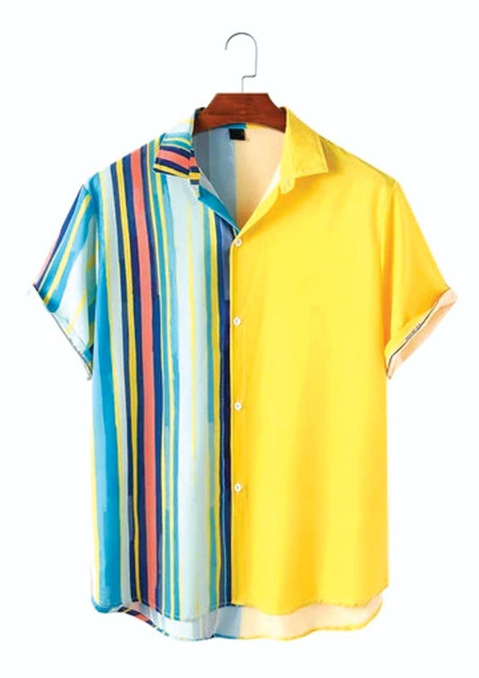 Men's Lycra Half Sleeve Shirt