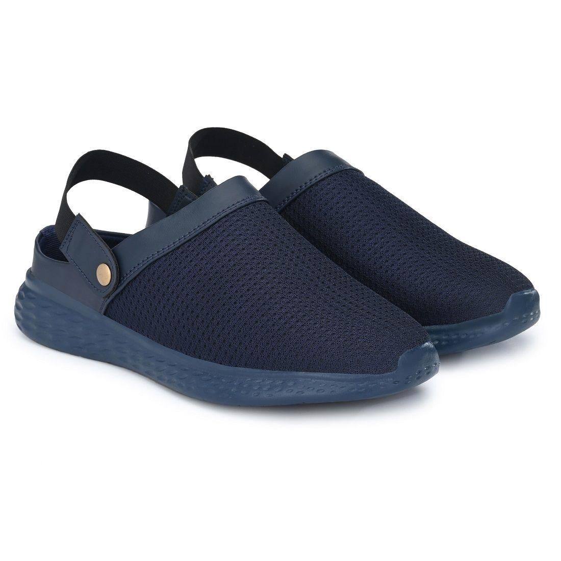 Bucik Blue Mesh Sandal for Men's