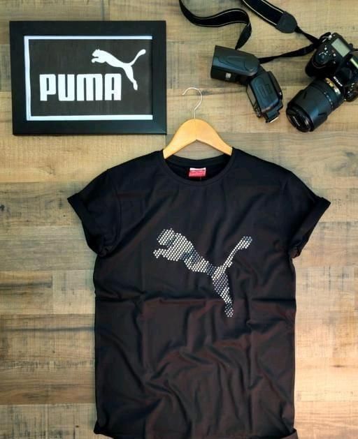 Men's Puma Printed Half Sleeves Round Neck T-Shirt