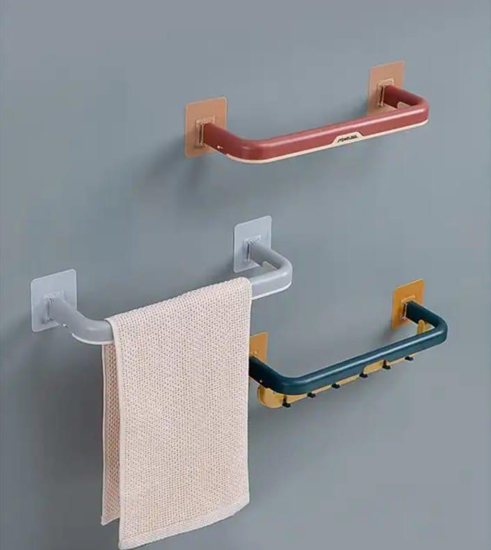 Multifunctional Folding Towel Shelf
