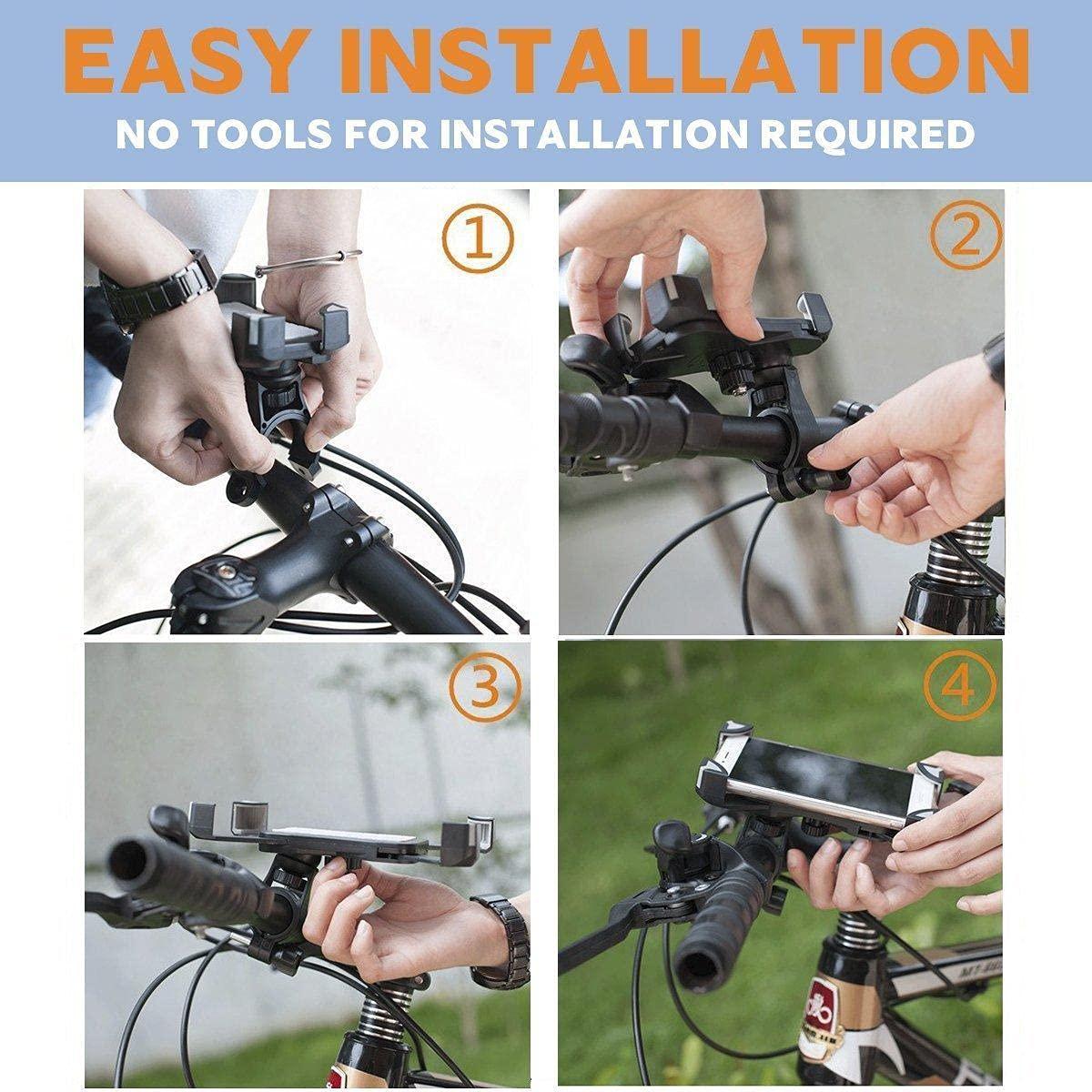 CH01 Universal Bike Holder 360 Degree Rotating Bicycle Motorcycle Cell Phone
